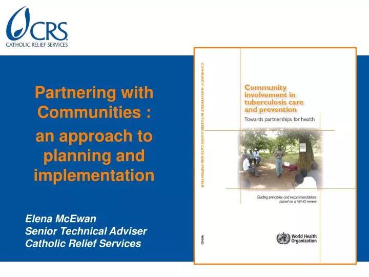 partnering with communities an approach to planning and implementation
