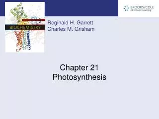 Chapter 21 Photosynthesis