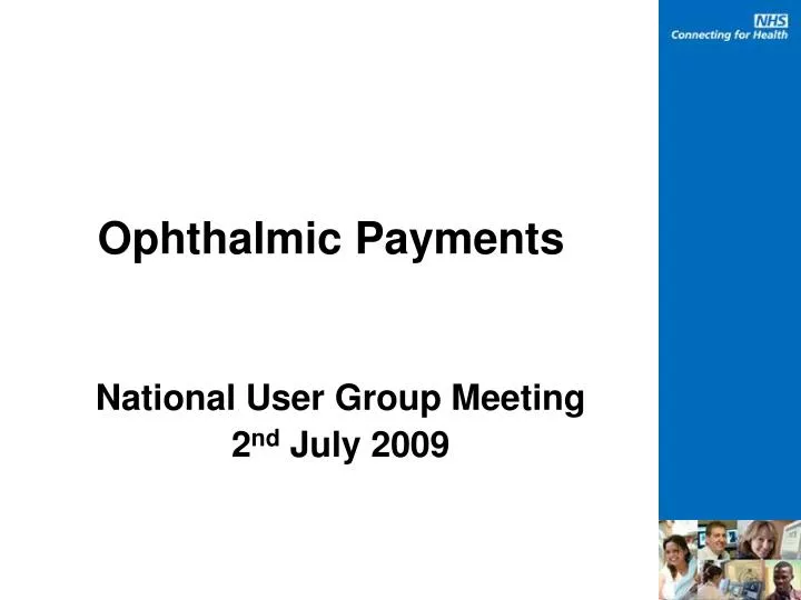 ophthalmic payments