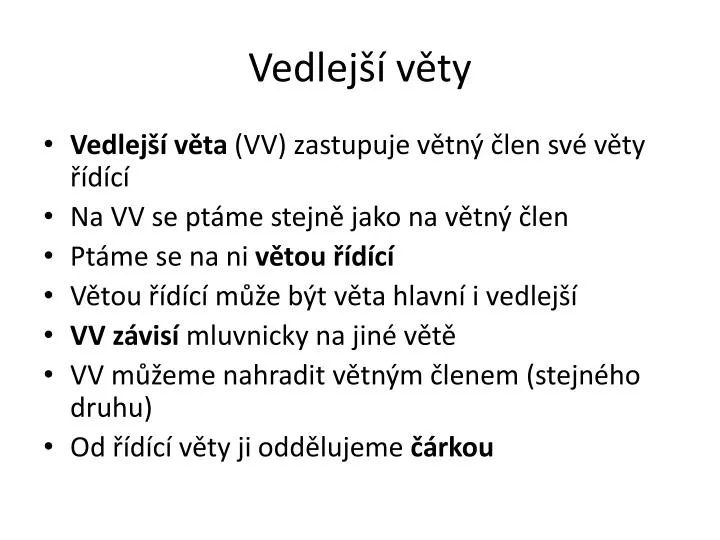 vedlej v ty