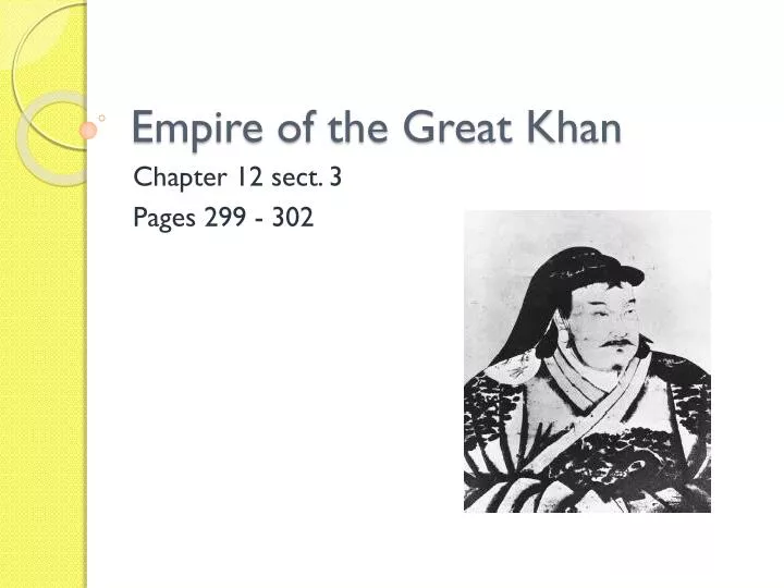 empire of the great khan