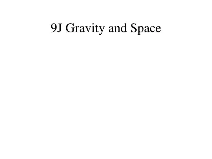 9j gravity and space