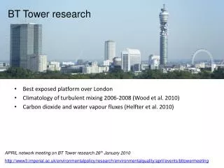 BT Tower research