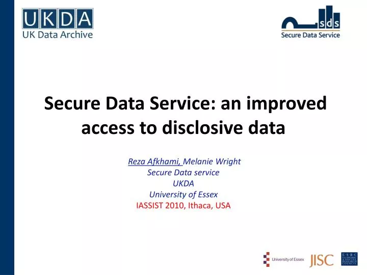 secure data service an improved access to disclosive data