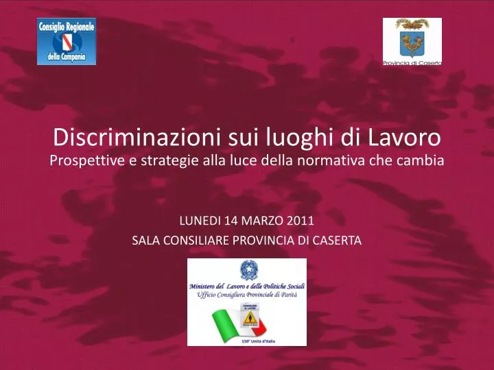 discriminazioni sui luoghi di lavoro