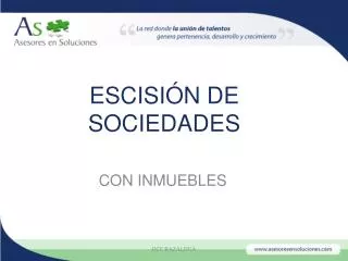 escisi n de sociedades