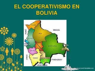 el cooperativismo en bolivia