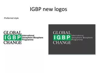 igbp new logos