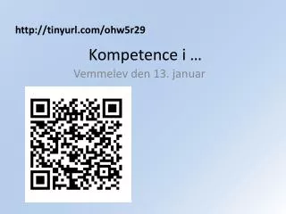 kompetence i