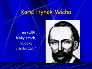 karel hynek m cha