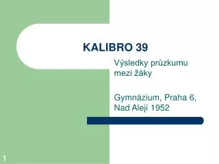 kalibro 39