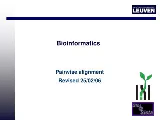 Bioinformatics