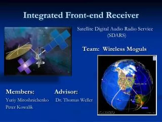 Integrated Front-end Receiver