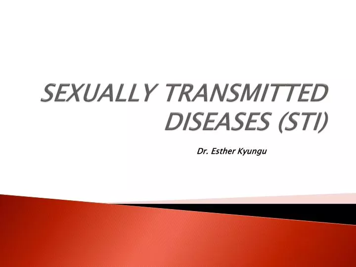 sexually transmitted diseases sti