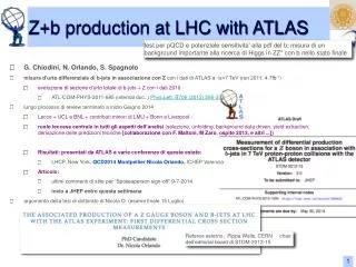z b production at lhc with atlas