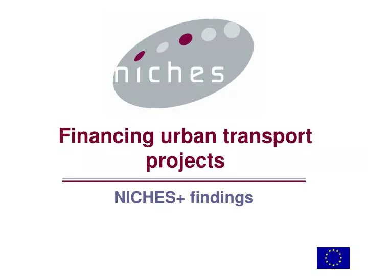 financing urban transport projects