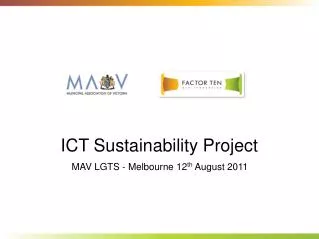 ICT Sustainability Project