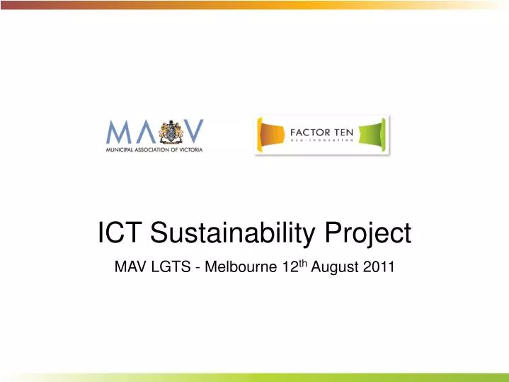 ict sustainability project