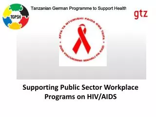 Supporting Public Sector Workplace Programs on HIV/AIDS