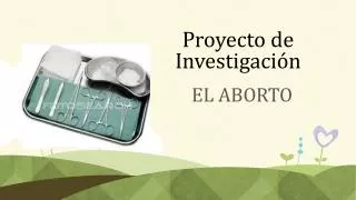 proyecto de investigaci n