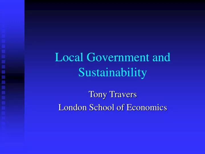 local government and sustainability
