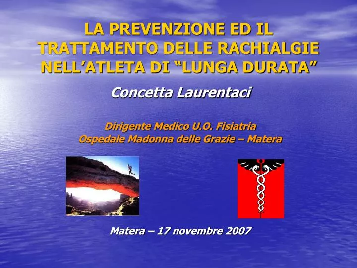 la prevenzione ed il trattamento delle rachialgie nell atleta di lunga durata