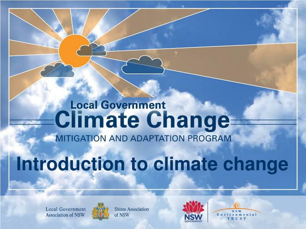 PPT - Introduction to climate change PowerPoint Presentation, free ...