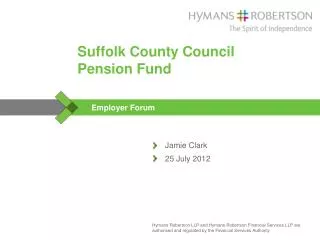 Suffolk County Council Pension Fund