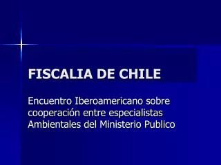 fiscalia de chile