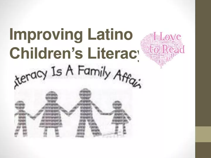 improving latino children s literacy