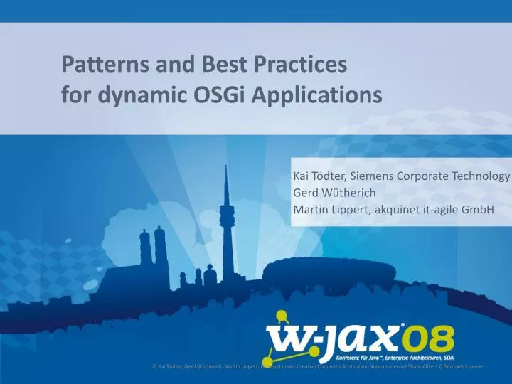 patterns and best practices for dynamic osgi applications