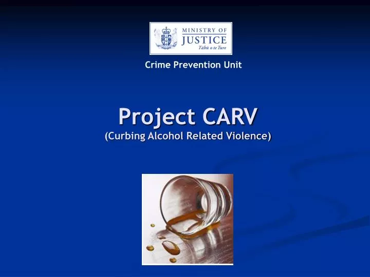 project carv curbing alcohol related violence