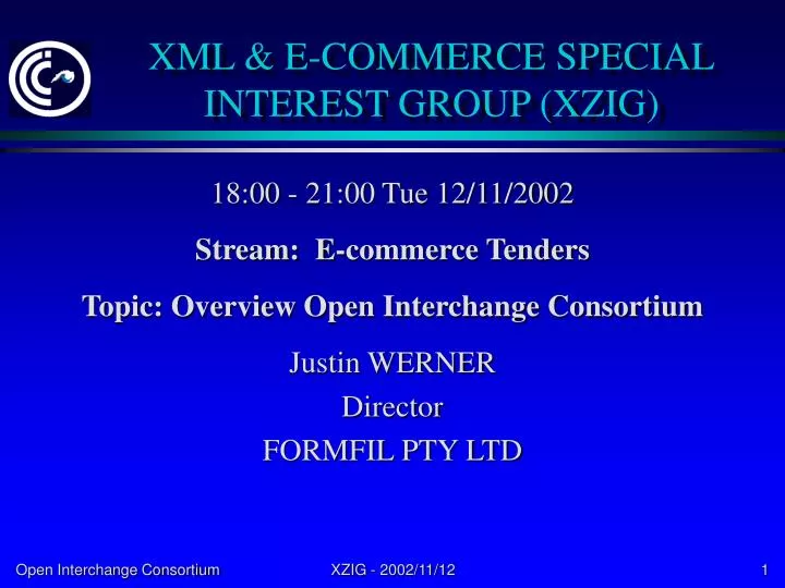 xml e commerce special interest group xzig