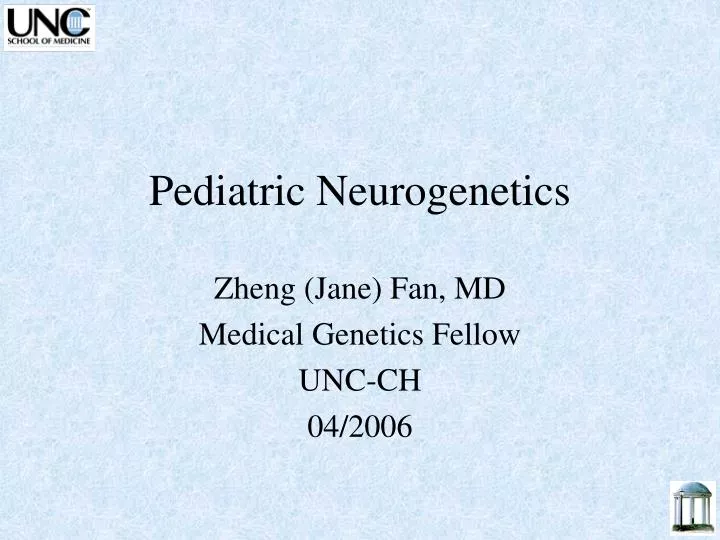 pediatric neurogenetics