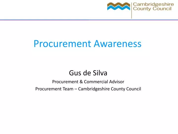 procurement awareness