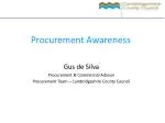 Procurement Awareness - slide 1