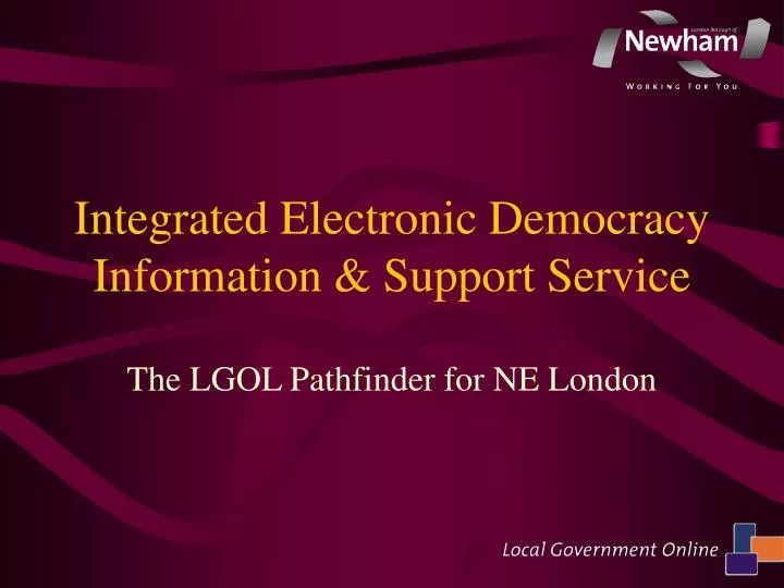 integrated electronic democracy information support service