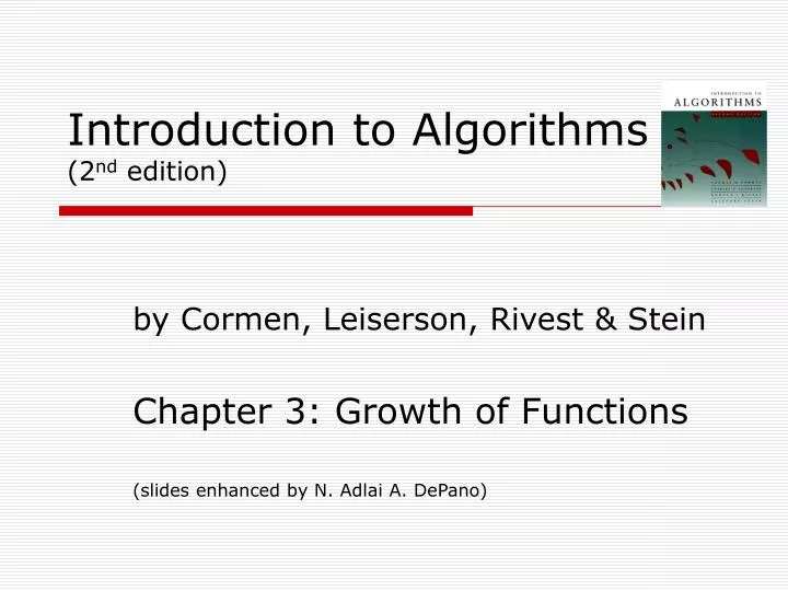 introduction to algorithms 2 nd edition
