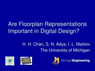 Are Floorplan Representations Important in Digital Design?