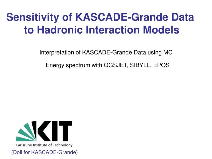 interpretation of kascade grande data using mc energy spectrum with qgsjet sibyll epos