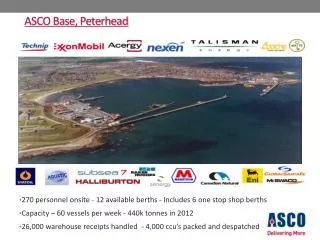 ASCO Base, Peterhead