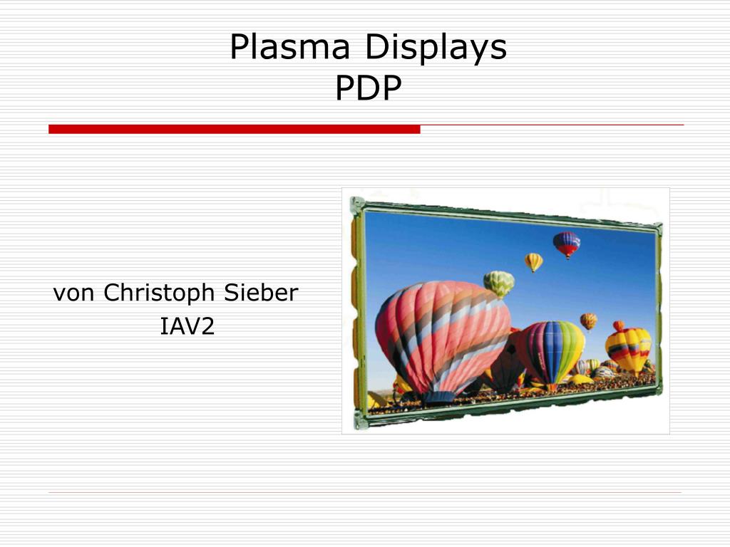 PPT - Plasma Displays PDP PowerPoint Presentation, free download - ID ...