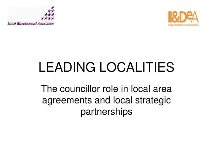 leading localities