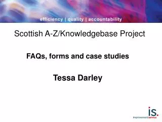 Scottish A-Z/Knowledgebase Project