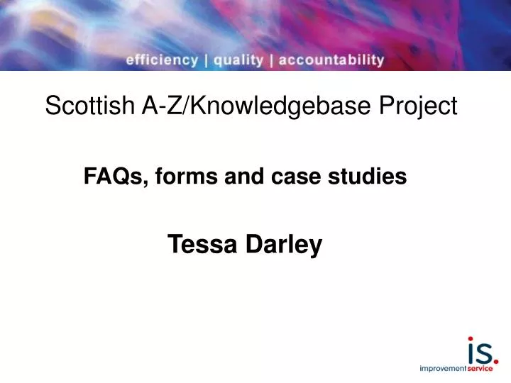 scottish a z knowledgebase project