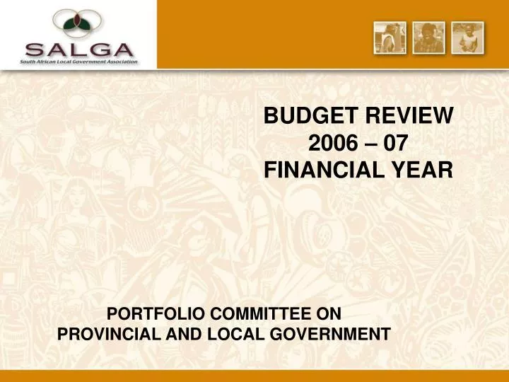 budget review 2006 07 financial year