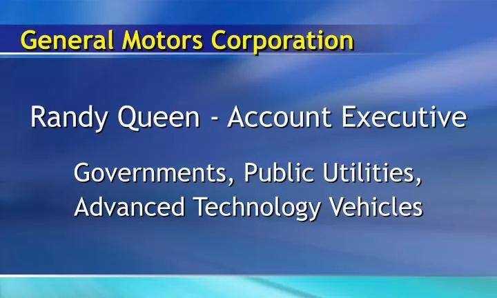 general motors corporation