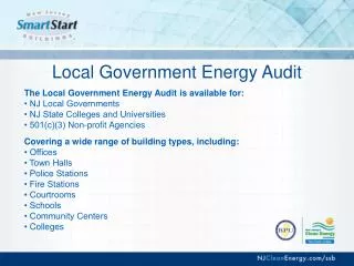 Local Government Energy Audit