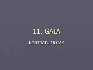 11 gaia