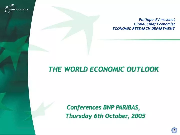 philippe d arvisenet global chief economist economic research department
